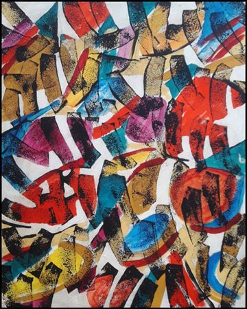 MONCADA IGNAZIO Palermo 1932 - Milano 2012 "Correnti d'aria"