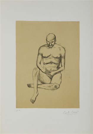CARRA' CARLO (1881 - 1966) - Nudo.