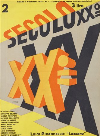 DEPERO FORTUNATO (1892 - 1960) - Secolo XX (20th century) n.2.