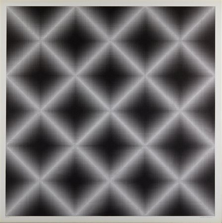 ALVIANI GETULIO (n. 1939) - Testura grafica per ortogonale.