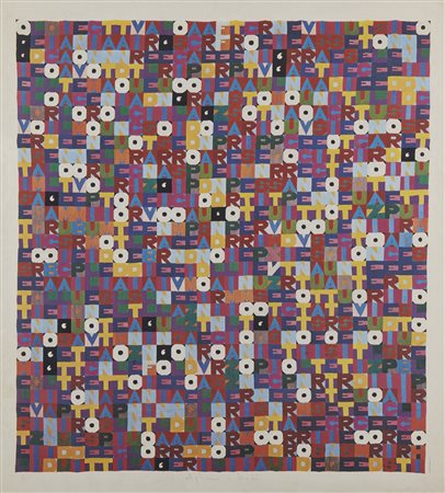 BOETTI ALIGHIERO (1940 - 1994) - Senza titolo.