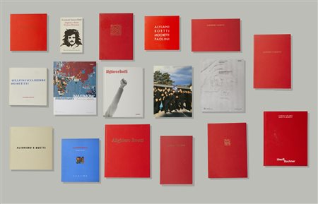 BOETTI ALIGHIERO (1940 - 1994) - Lotto composto da n.17 libri.