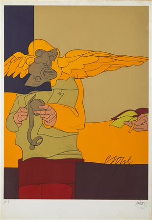 ADAMI VALERIO (n. 1935) - Senza titolo. .