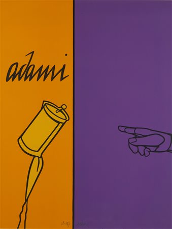 ADAMI VALERIO (n. 1935) - Senza titolo.