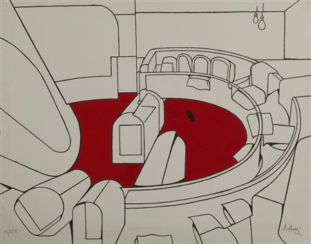 ADAMI VALERIO (n. 1935) - Senza titolo.