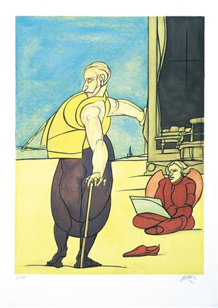 ADAMI VALERIO (n. 1935) - Senza titolo.