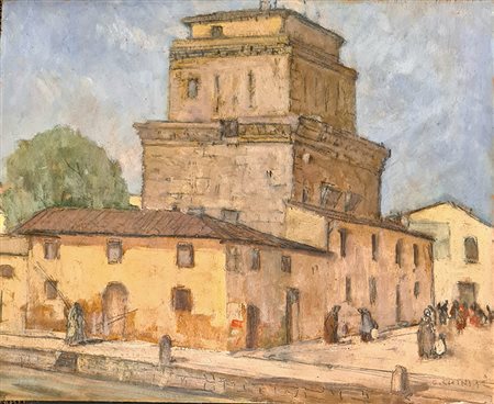 Galileo Chini, 'La Torre', 1932