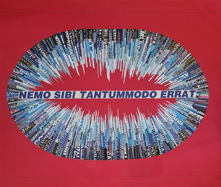 Eugenio Miccini, 'Nemo Sibi Tantumodo Errat', 1999
