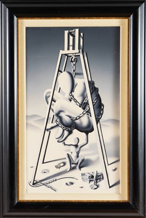 Mark Kostabi (Los Angeles 1960), “Someday a change will come”, 2006.