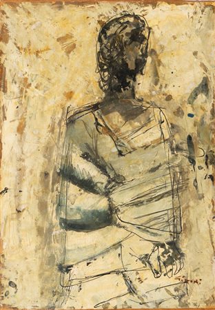 Mario Sironi (Sassari 1885 – Milano 1961), “Figura”.