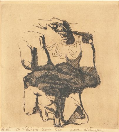 Luciano De Vita (Ancona 1929 – 1992), “Senza titolo”, 1960.