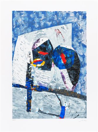 Gianni Dova (Roma 1925 - Pisa 1991), “Senza titolo”.