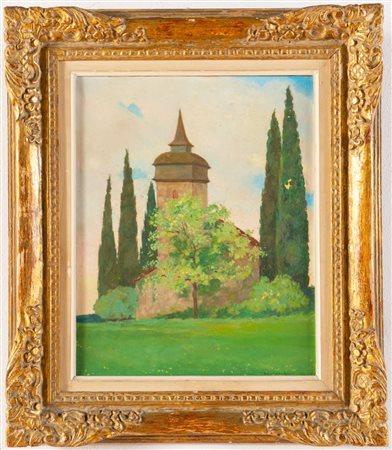 Umberto Brunelleschi (Montemurlo 1879 - Parigi 1949), “Le Clocher”.