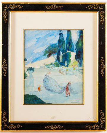 Umberto Brunelleschi (Montemurlo 1879 - Parigi 1949), “Scena di teatro”, 1912 circa.