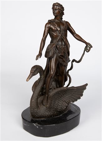 Gruppo in bronzo brunito, XX secolo