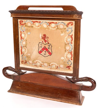 Parafuoco in mogano, Napoli, prima metà del XIX secolo