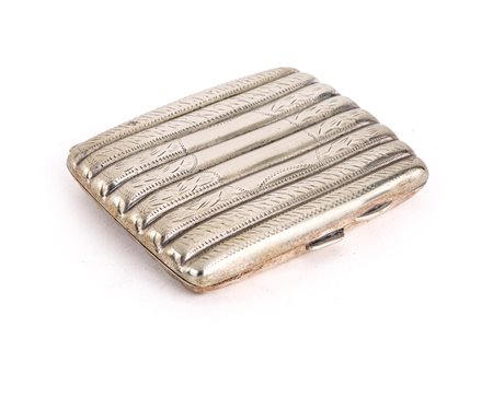 Portasigarette da tasca in argento 800