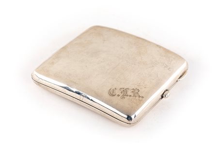 Portasigarette da tasca in argento, Londra