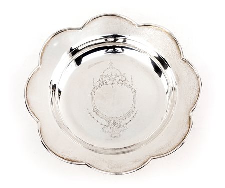 Cestino in argento, città di Sheffield 1926, argentiere Cooper Brothers & Sons