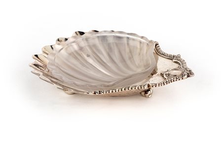 Portasapone in argento 925/1000, Londra 1759