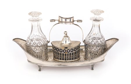 Oliera in argento, Olanda, fine del XVIII/inizi del XIX secolo