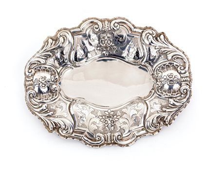 Centrotavola in argento 800