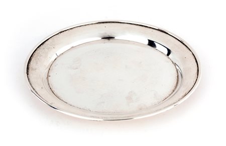 Piattino in argento 875/1000, Mosca 1838, argentiere Pavel Sazikov