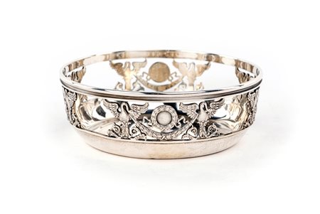 Bortabottiglia in argento, Mosca, fine XIX secolo, argentiere Carl Fabergé