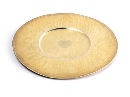 Patena in argento dorato, Roma, prima metà del XIX secolo