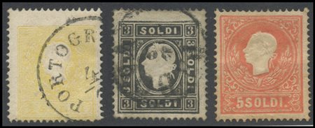 Lombardy - Venetia, 1859, II° issue of the II* type, noteworthy high-quality...