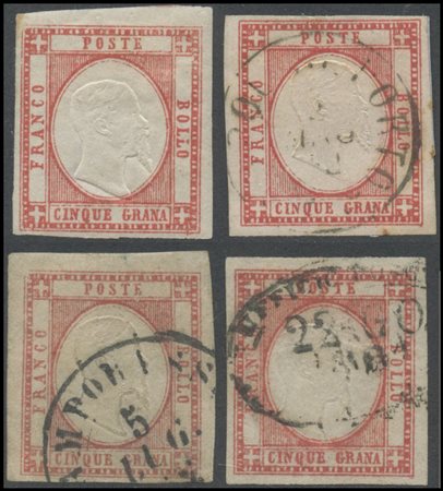 Neapolitan Provinces, 1861, noteworthy lot of new and used valuables. Many...