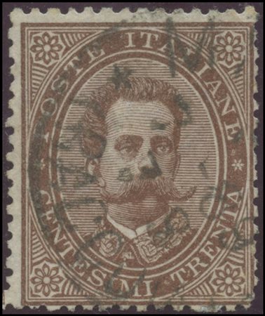 Kingdom, 1879, 30c. Tawny N.41, used. One of the key valuables when it comes...