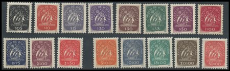 Portugal, 1943, N.628/644 (-639) new. Good quality. MH.