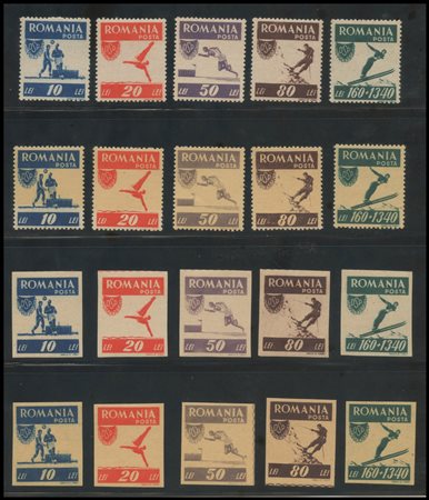 Romania, Romania, 1906/1980. Well established collection, sheetlets included....