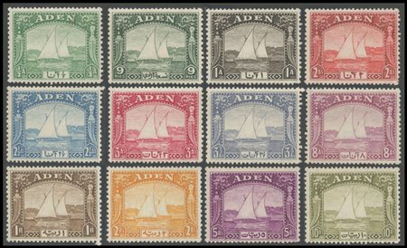 British Commonwealth, Aden, 1937. N.1/12 High-quality. MH.