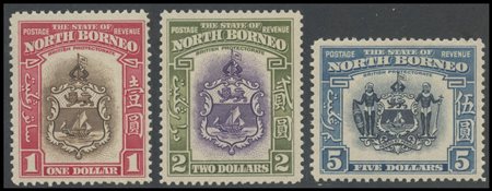 British Commonwealth, North Borneo, 1939. N. 303/317. Mixed series MNH/MH,...