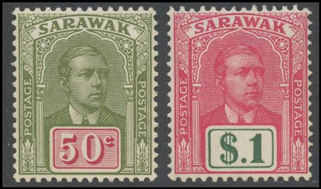 British Commonwealth, Sarawak, 1928. N. 78/90 High-quality, MNH.