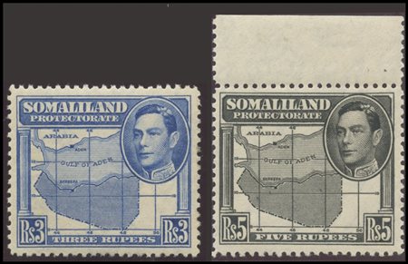 British Commonwealth, Somaliland, 1938 N.93/104. High-quality, MNH.