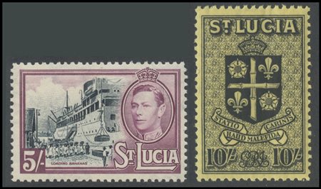 British Commonwealth, St. Lucia, 1938/1964. Four exceptional series. N....