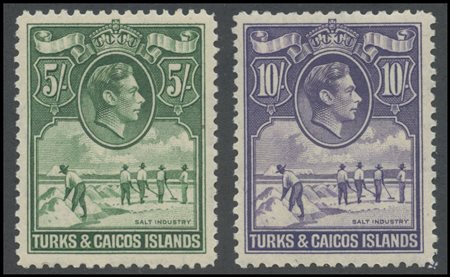 British Commonwealth, Turks and Caicos Islands, 1938/1970. Splendid, well...