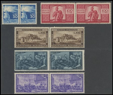 Lots, Italy, 1945/1955. Complete collection from the time. Wheel of...