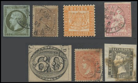 Lots, Lot of the first period of France, Germany, Spain and Switzerland. U.