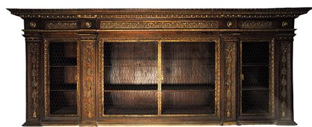 LIBRERIA Produzione italiana, XVIII secolo, con ampi rimaneggiamenti...