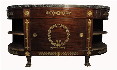 SERVANTE IN STILE II IMPERO Produzione francese, II metà del XIX secolo...