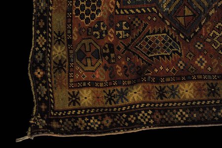 SHIRWAN 140x100 cm. Stato di conservazione Segno: 70% Supporto: 60% (danni da...