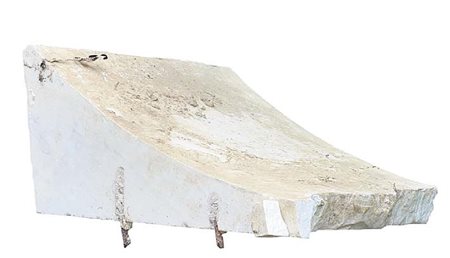 QUATTTRO ELEMENTI IN MARMO Probabile produzione recente 35x70x50 cm. circa...