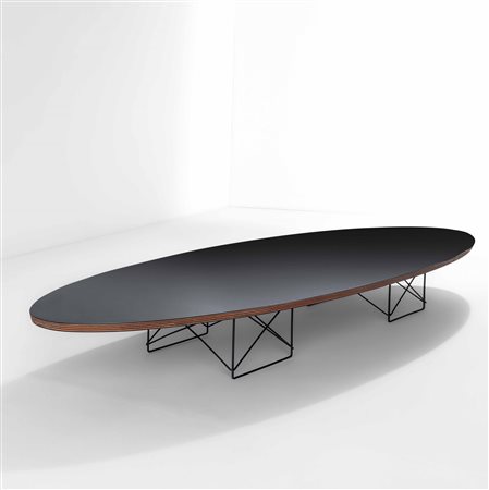 Charles & Ray Eames, Tavolo basso ovale mod. ETR