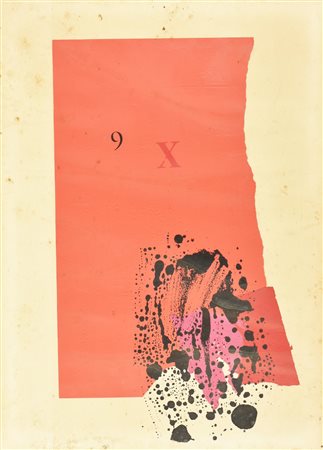 Eugenio Carmi 9X litografia su carta, cm 70x50; es. 27/35 firma L'opera...