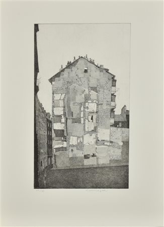 Federica Galli MURAJE VEJE incisione su carta, battuta cm 28x50, foglio cm...