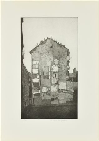 Federica Galli MURAJE VEJE incisione su carta, battuta cm 50x30, foglio cm...